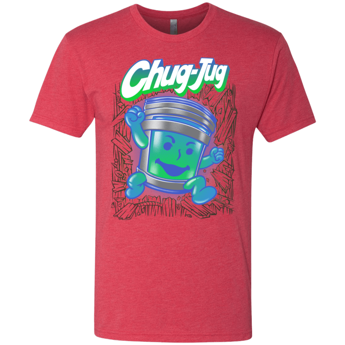 T-Shirts Vintage Red / S Chug-Jug Men's Triblend T-Shirt