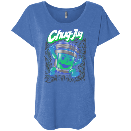 T-Shirts Vintage Royal / X-Small Chug-Jug Triblend Dolman Sleeve