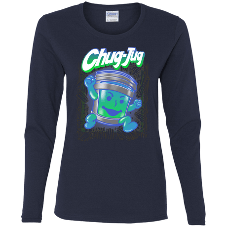 T-Shirts Navy / S Chug-Jug Women's Long Sleeve T-Shirt