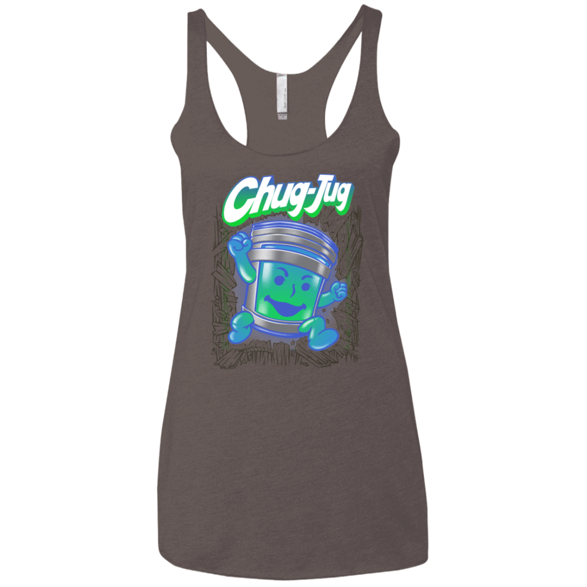 T-Shirts Macchiato / X-Small Chug-Jug Women's Triblend Racerback Tank