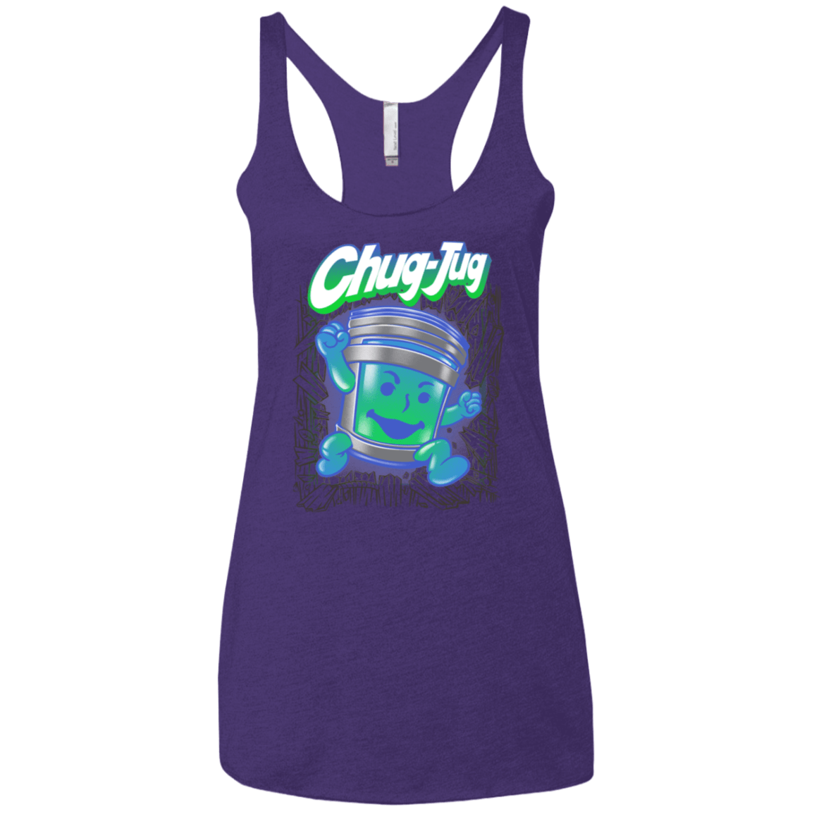 T-Shirts Purple Rush / X-Small Chug-Jug Women's Triblend Racerback Tank