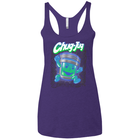 T-Shirts Purple Rush / X-Small Chug-Jug Women's Triblend Racerback Tank