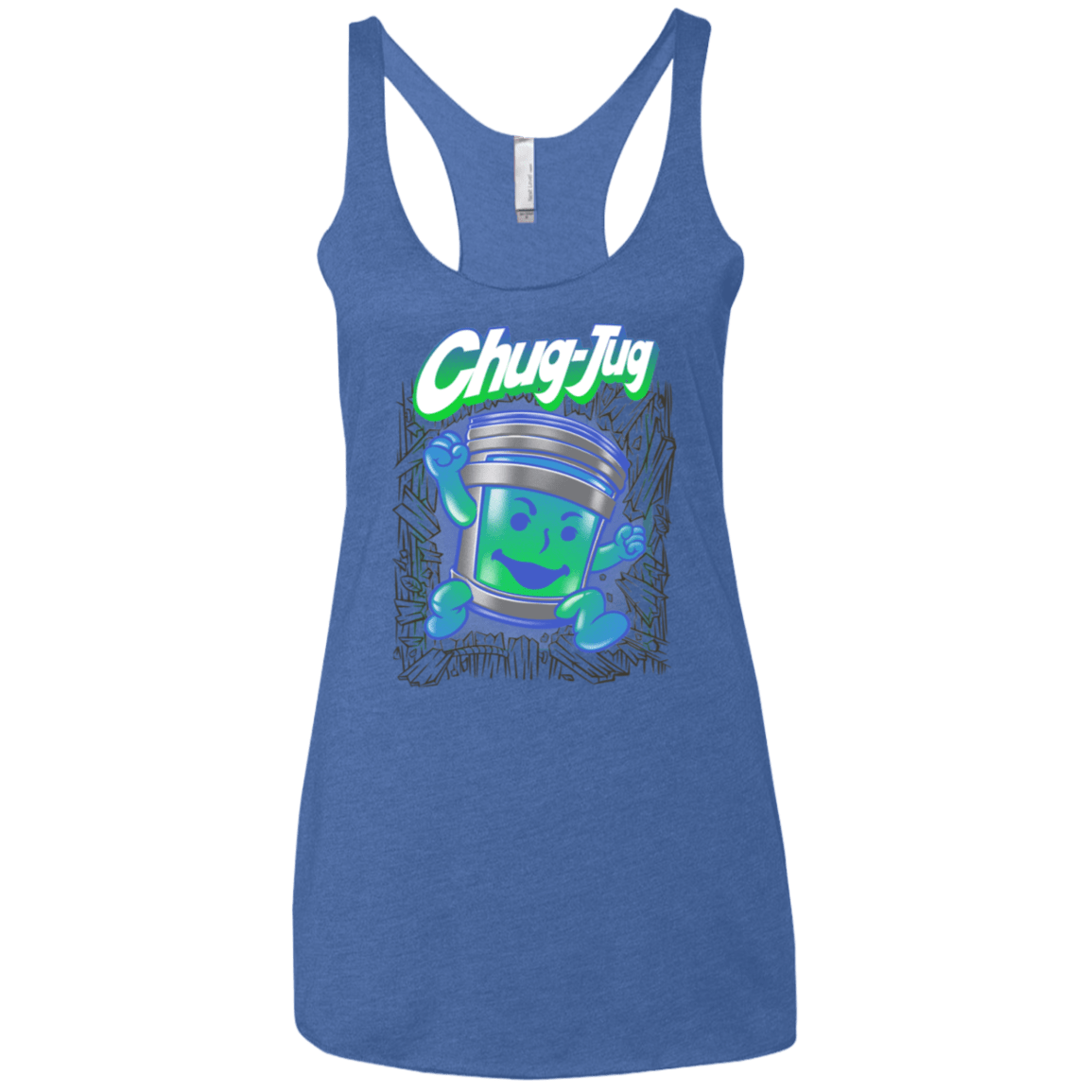 T-Shirts Vintage Royal / X-Small Chug-Jug Women's Triblend Racerback Tank