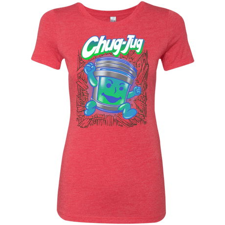 T-Shirts Vintage Red / S Chug-Jug Women's Triblend T-Shirt