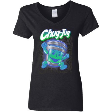 T-Shirts Black / S Chug-Jug Women's V-Neck T-Shirt