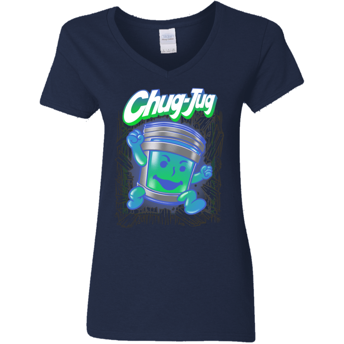 T-Shirts Navy / S Chug-Jug Women's V-Neck T-Shirt