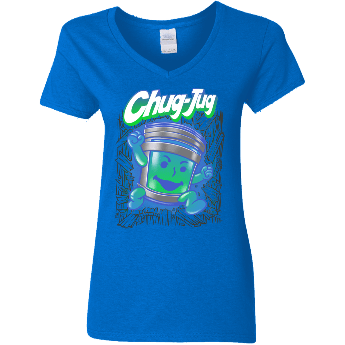 T-Shirts Royal / S Chug-Jug Women's V-Neck T-Shirt