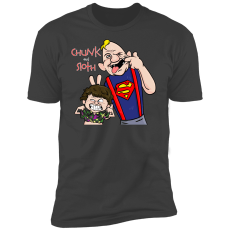 T-Shirts Heavy Metal / S Chunk And Sloth Men's Premium T-Shirt
