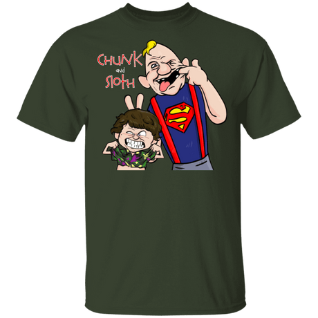 T-Shirts Forest / S Chunk And Sloth T-Shirt