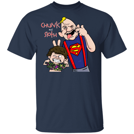 T-Shirts Navy / S Chunk And Sloth T-Shirt