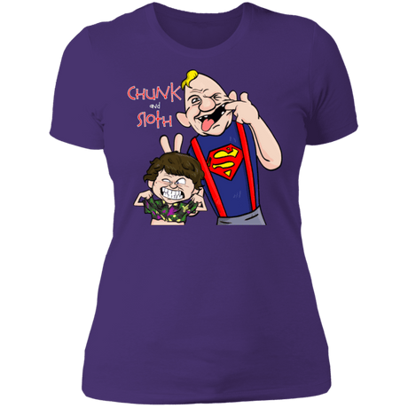 T-Shirts Purple Rush/ / S Chunk And Sloth Women's Premium T-Shirt