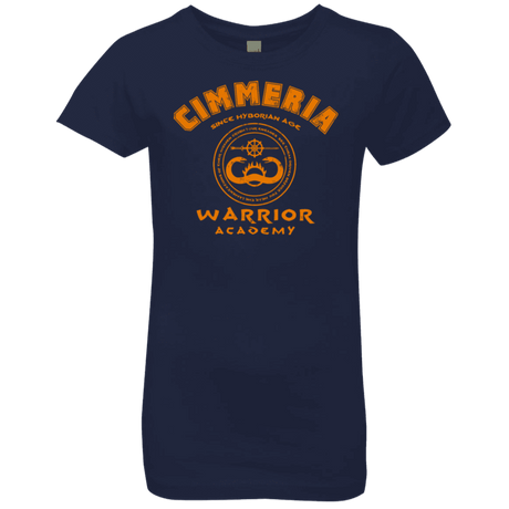 T-Shirts Midnight Navy / YXS Cimmeria Warrior Academy Girls Premium T-Shirt
