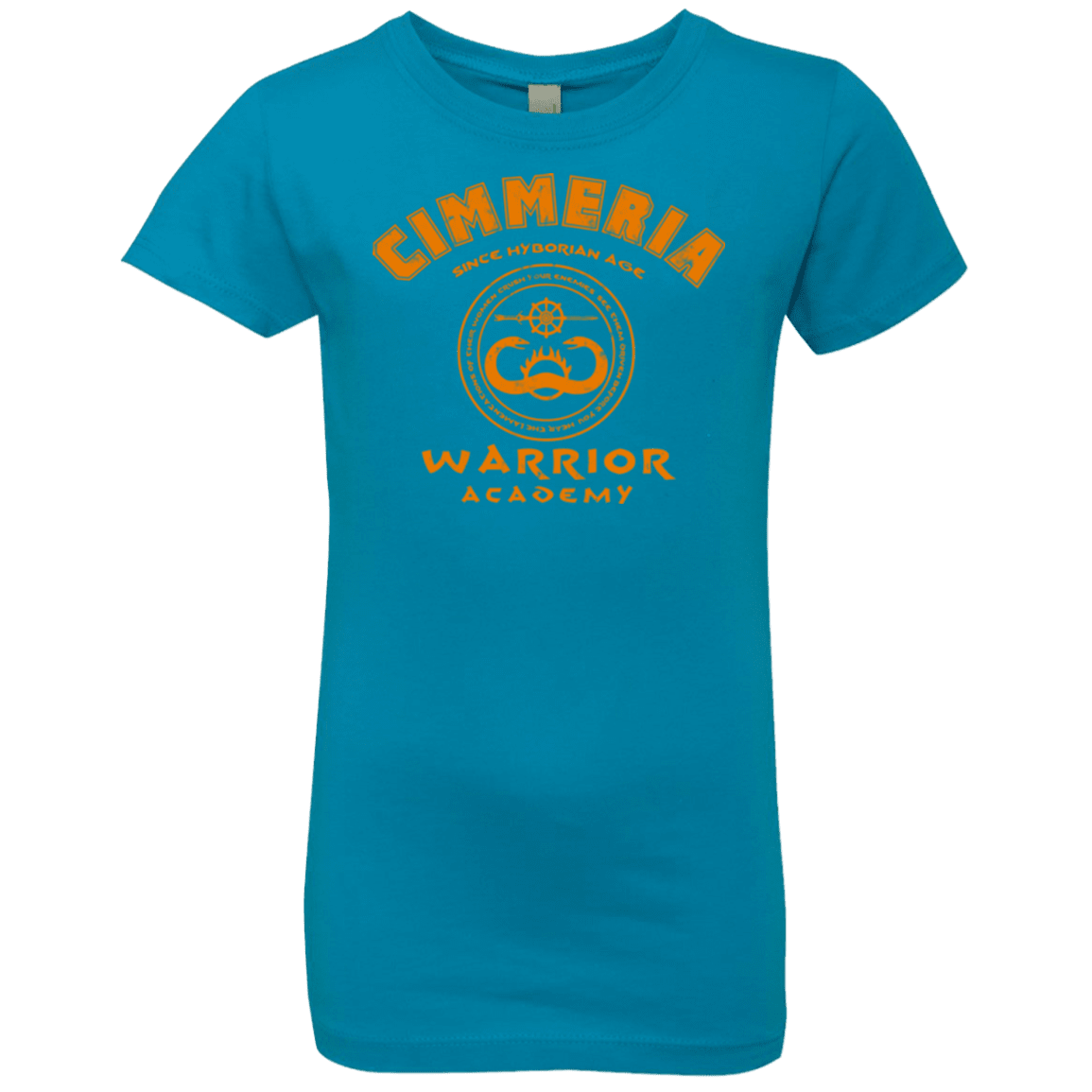 T-Shirts Turquoise / YXS Cimmeria Warrior Academy Girls Premium T-Shirt