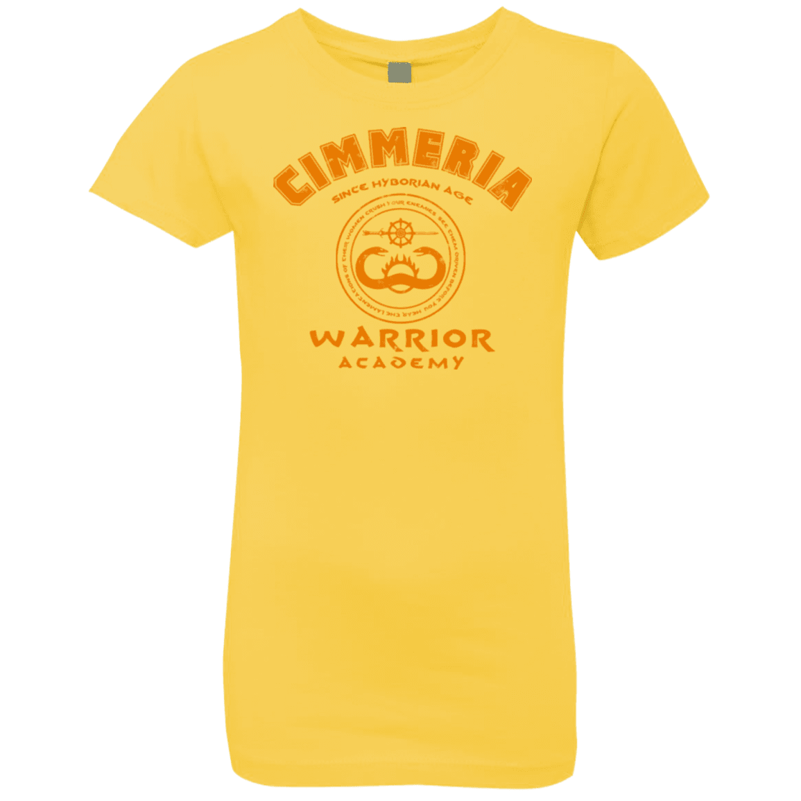 T-Shirts Vibrant Yellow / YXS Cimmeria Warrior Academy Girls Premium T-Shirt