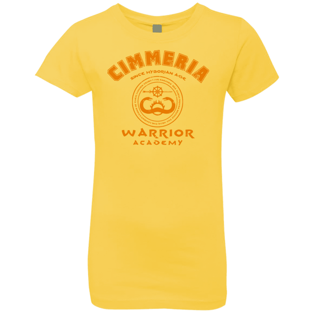 T-Shirts Vibrant Yellow / YXS Cimmeria Warrior Academy Girls Premium T-Shirt