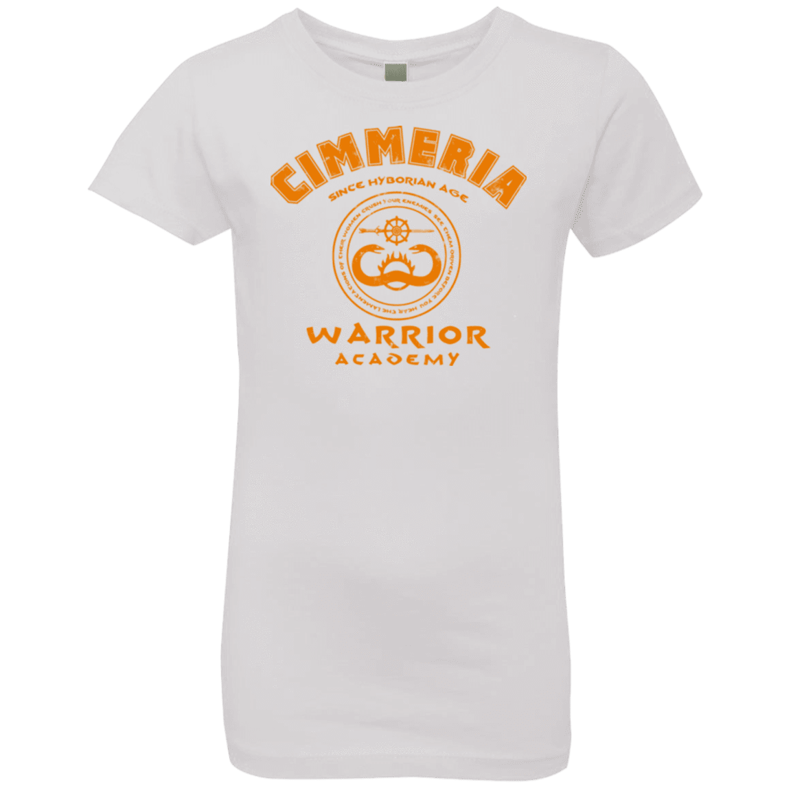 T-Shirts White / YXS Cimmeria Warrior Academy Girls Premium T-Shirt