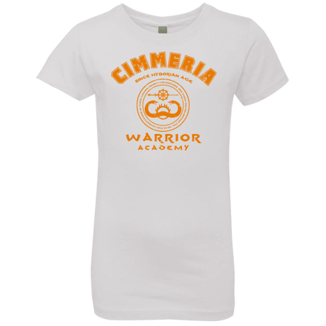 T-Shirts White / YXS Cimmeria Warrior Academy Girls Premium T-Shirt