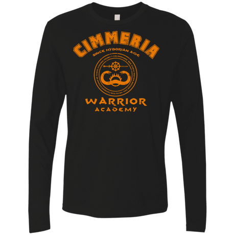 T-Shirts Black / Small Cimmeria Warrior Academy Men's Premium Long Sleeve