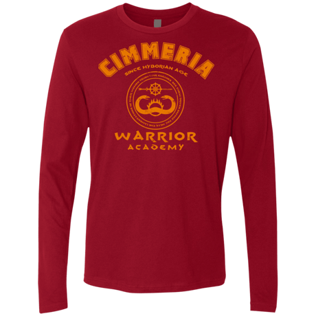 T-Shirts Cardinal / Small Cimmeria Warrior Academy Men's Premium Long Sleeve