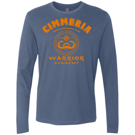 T-Shirts Indigo / Small Cimmeria Warrior Academy Men's Premium Long Sleeve