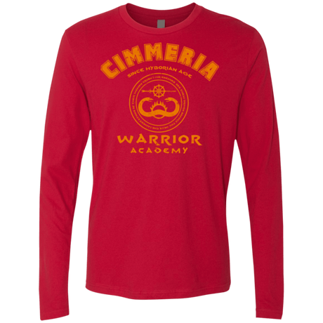 T-Shirts Red / Small Cimmeria Warrior Academy Men's Premium Long Sleeve