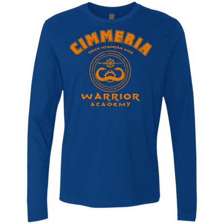 T-Shirts Royal / Small Cimmeria Warrior Academy Men's Premium Long Sleeve