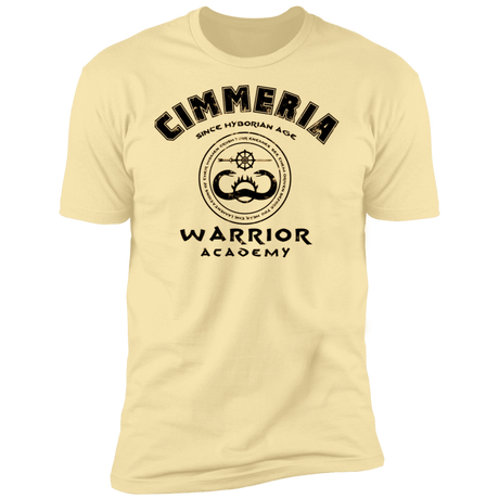 T-Shirts Banana Cream / S Cimmeria Warrior Academy Men's Premium T-Shirt
