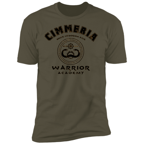 T-Shirts Military Green / S Cimmeria Warrior Academy Men's Premium T-Shirt