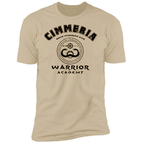 T-Shirts Sand / S Cimmeria Warrior Academy Men's Premium T-Shirt
