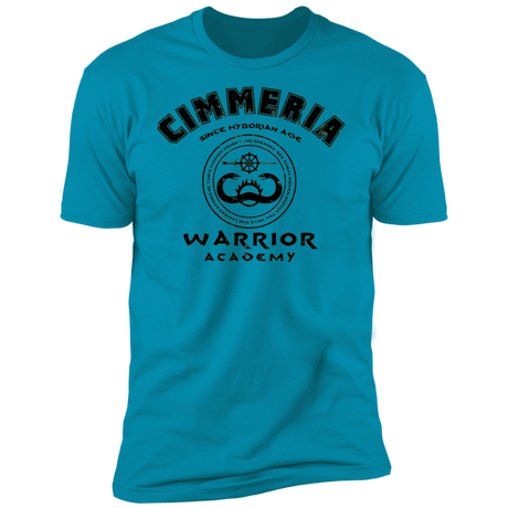 T-Shirts Turquoise / S Cimmeria Warrior Academy Men's Premium T-Shirt