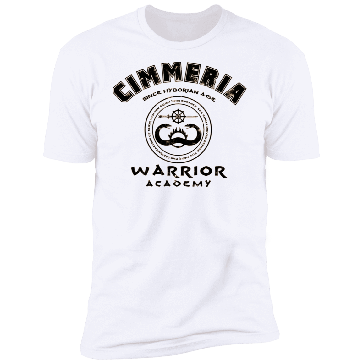 T-Shirts White / S Cimmeria Warrior Academy Men's Premium T-Shirt