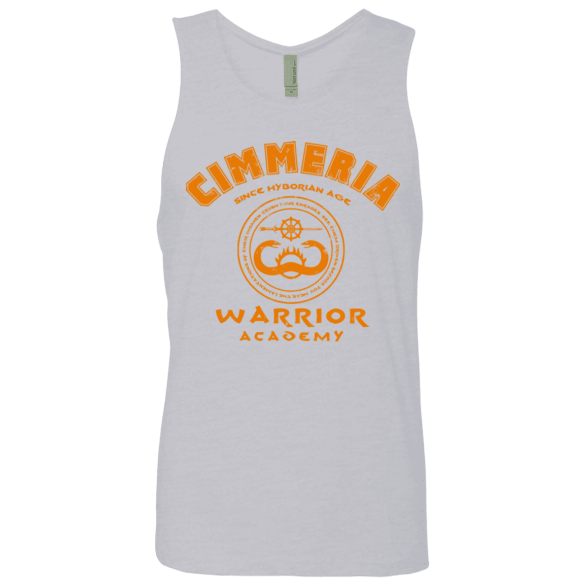 T-Shirts Heather Grey / Small Cimmeria Warrior Academy Men's Premium Tank Top