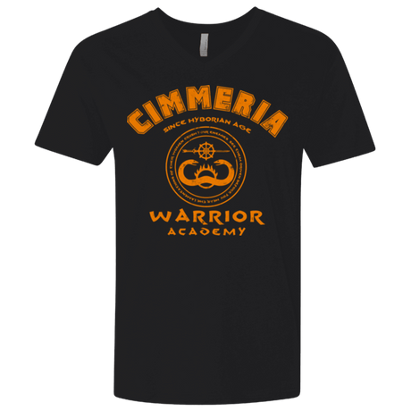 T-Shirts Black / X-Small Cimmeria Warrior Academy Men's Premium V-Neck