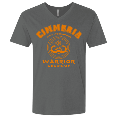 T-Shirts Heavy Metal / X-Small Cimmeria Warrior Academy Men's Premium V-Neck