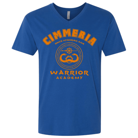 T-Shirts Royal / X-Small Cimmeria Warrior Academy Men's Premium V-Neck