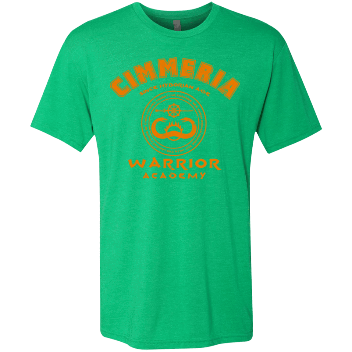 T-Shirts Envy / Small Cimmeria Warrior Academy Men's Triblend T-Shirt