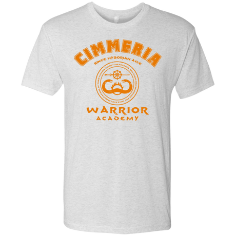 T-Shirts Heather White / Small Cimmeria Warrior Academy Men's Triblend T-Shirt