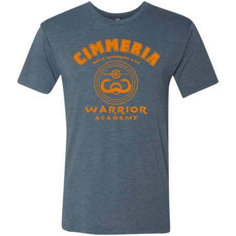 T-Shirts Indigo / Small Cimmeria Warrior Academy Men's Triblend T-Shirt