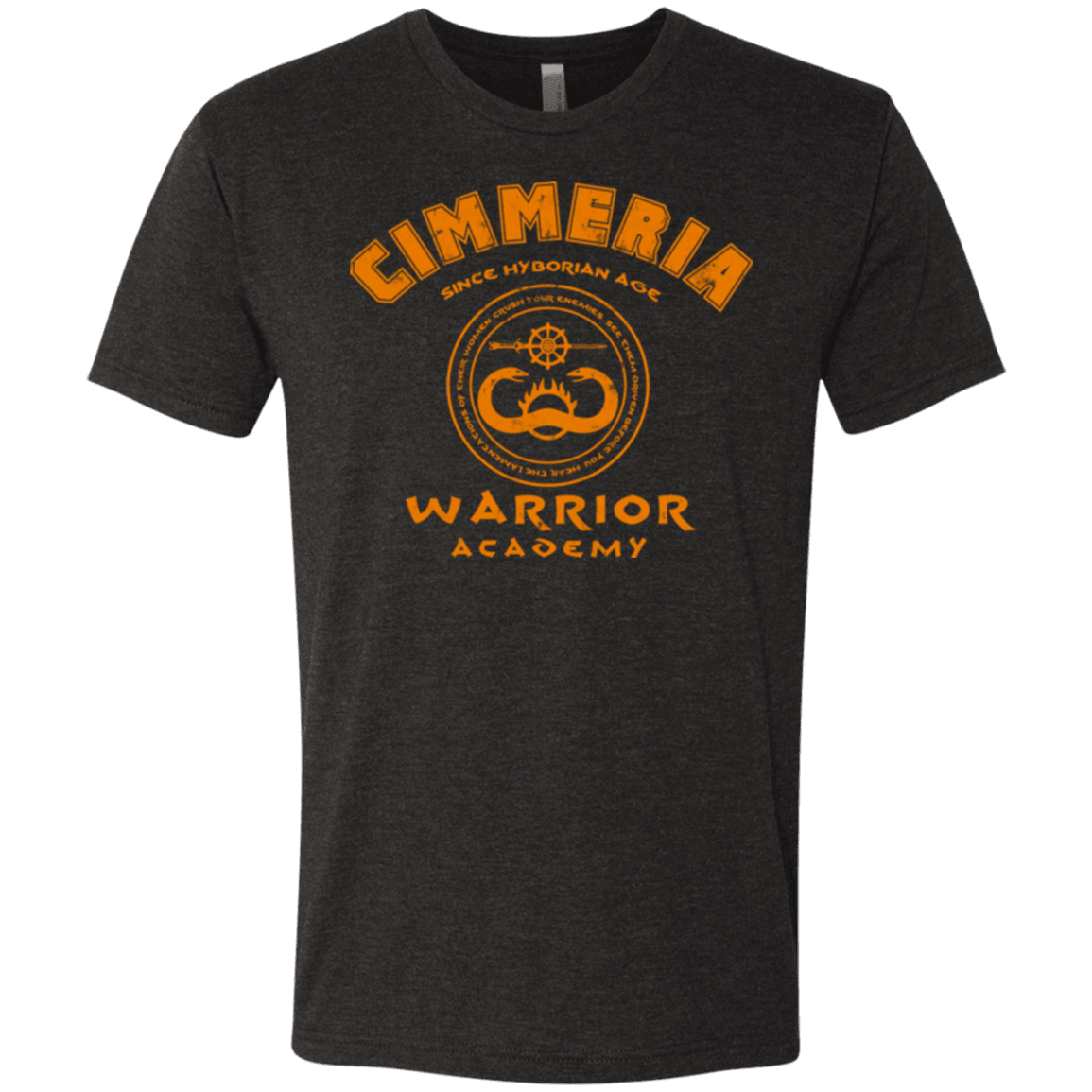 T-Shirts Vintage Black / Small Cimmeria Warrior Academy Men's Triblend T-Shirt