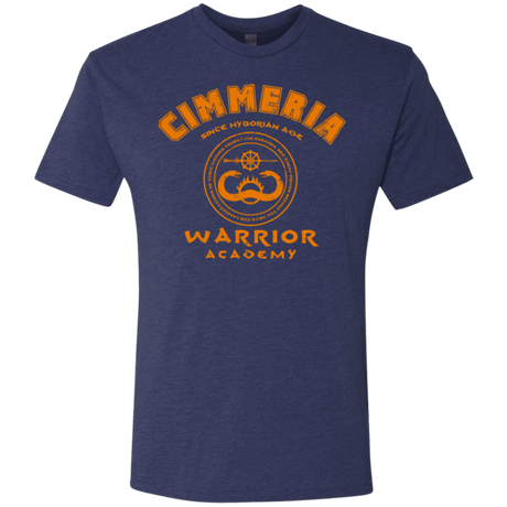 T-Shirts Vintage Navy / Small Cimmeria Warrior Academy Men's Triblend T-Shirt