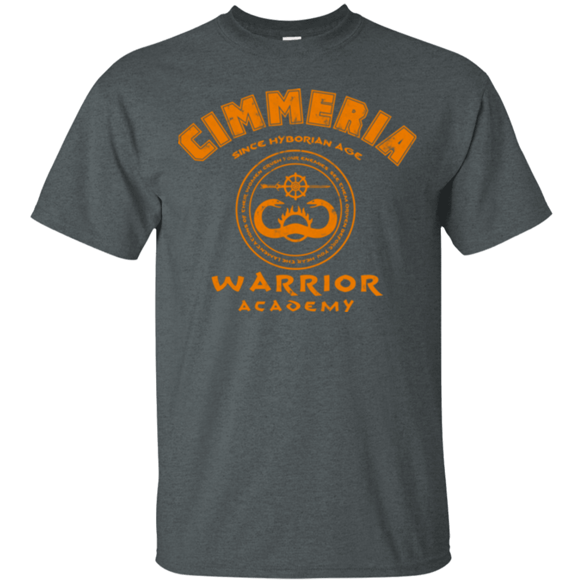 T-Shirts Dark Heather / Small Cimmeria Warrior Academy T-Shirt