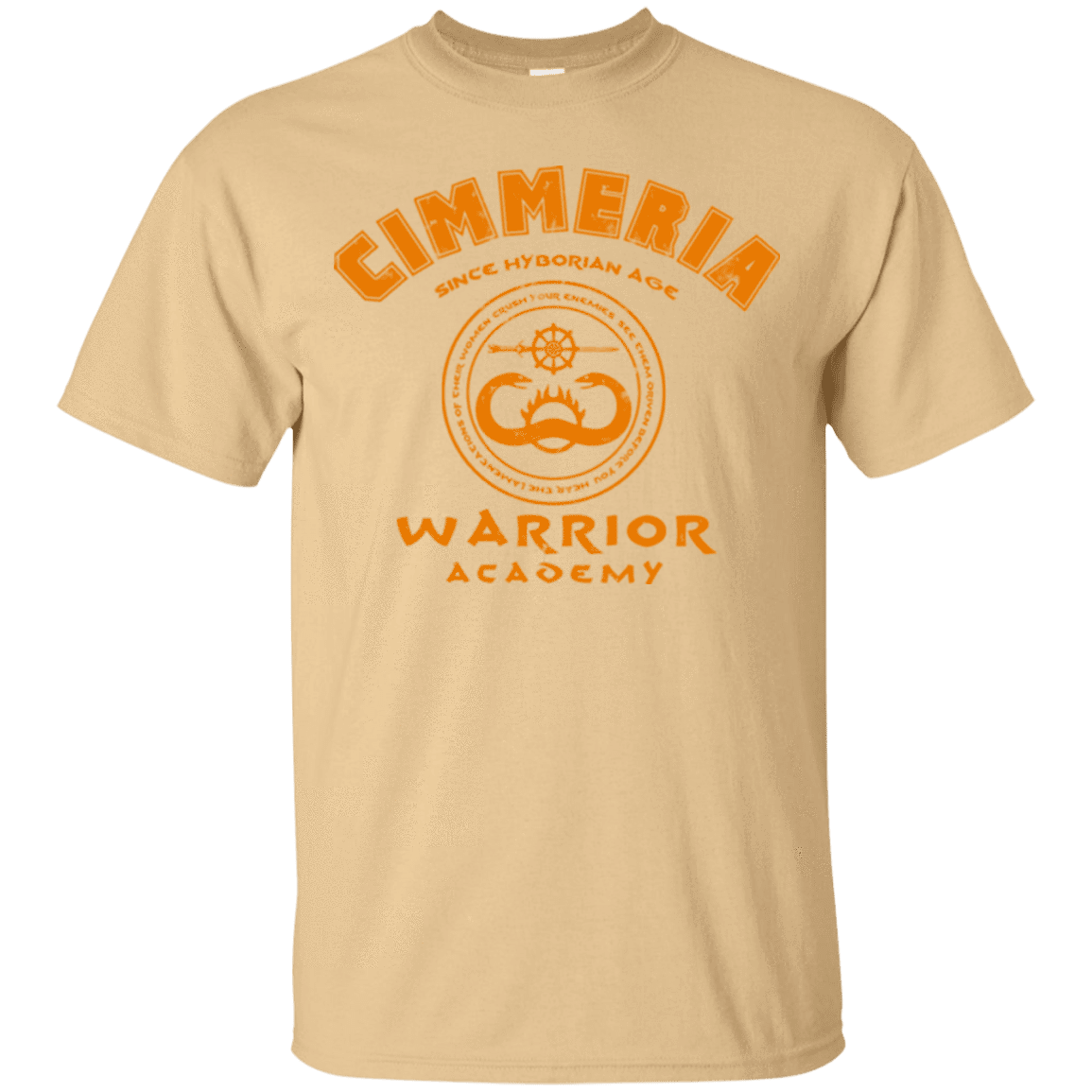 T-Shirts Vegas Gold / Small Cimmeria Warrior Academy T-Shirt