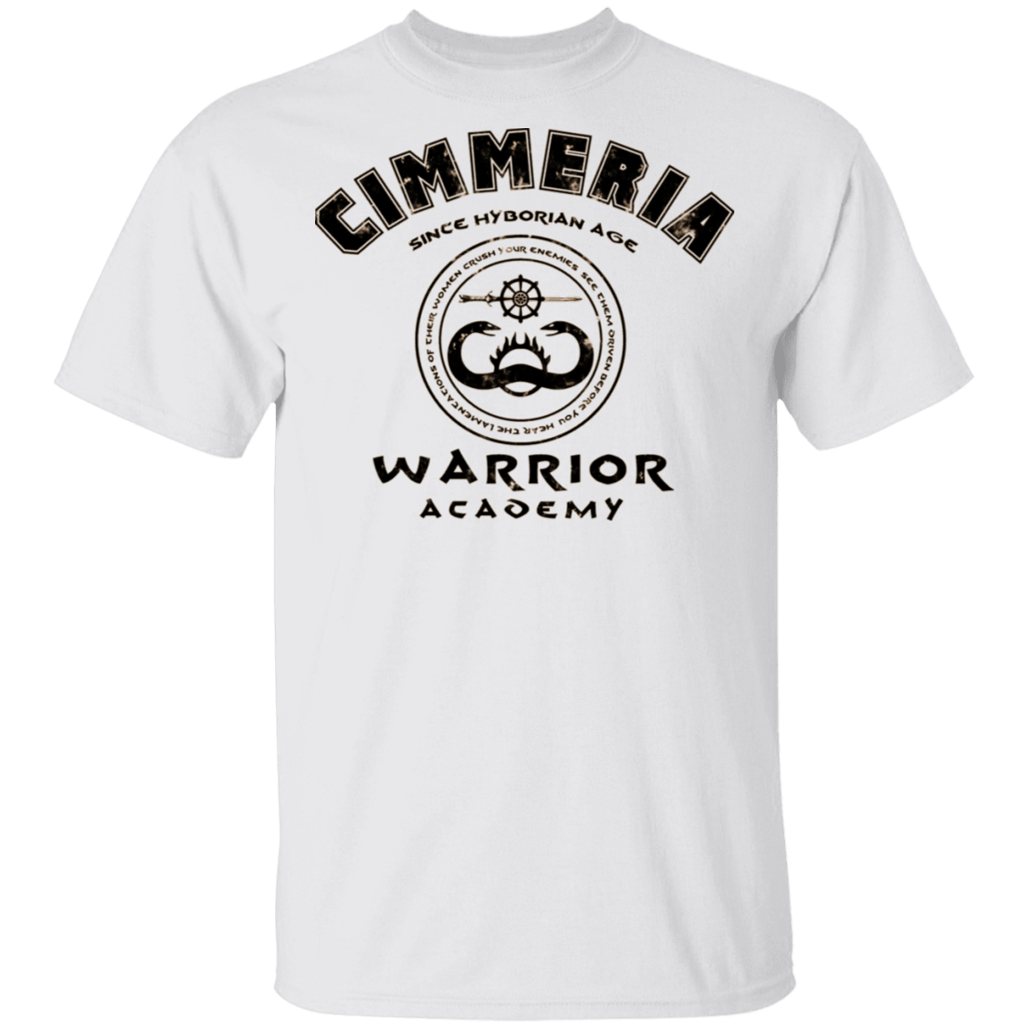 T-Shirts White / S Cimmeria Warrior Academy T-Shirt