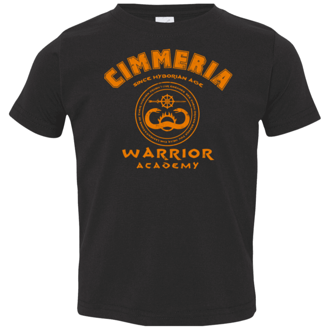 T-Shirts Black / 2T Cimmeria Warrior Academy Toddler Premium T-Shirt