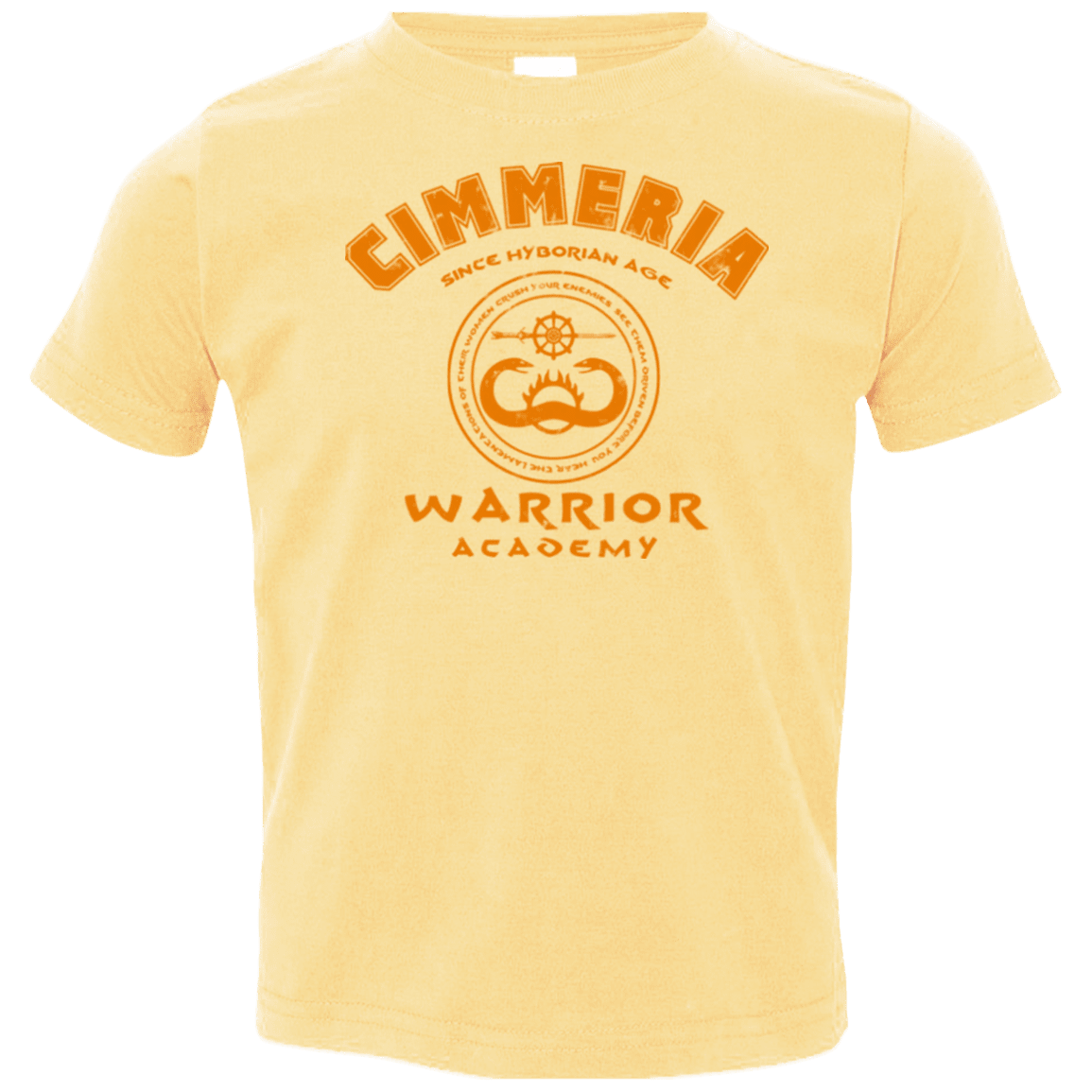 T-Shirts Butter / 2T Cimmeria Warrior Academy Toddler Premium T-Shirt