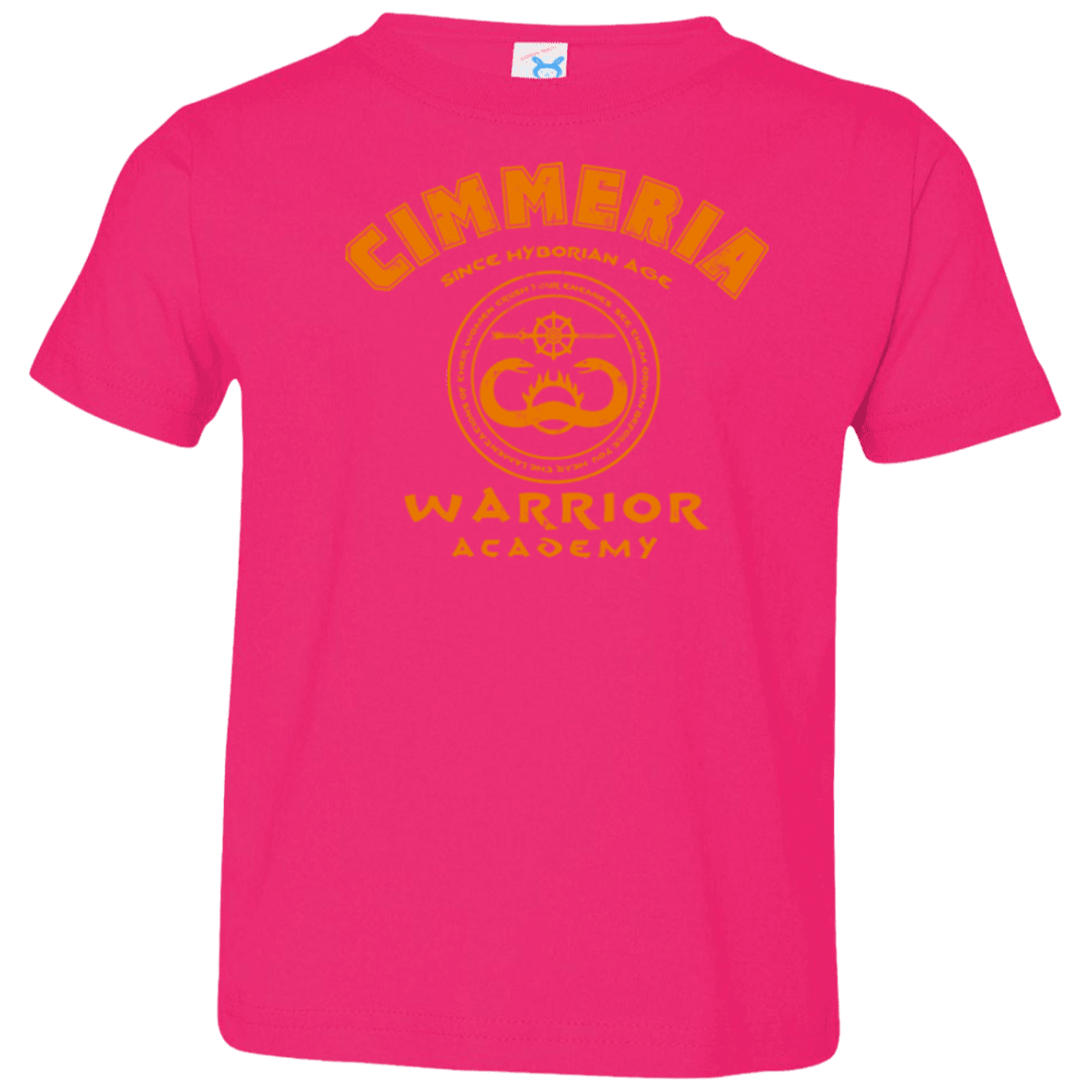 T-Shirts Hot Pink / 2T Cimmeria Warrior Academy Toddler Premium T-Shirt