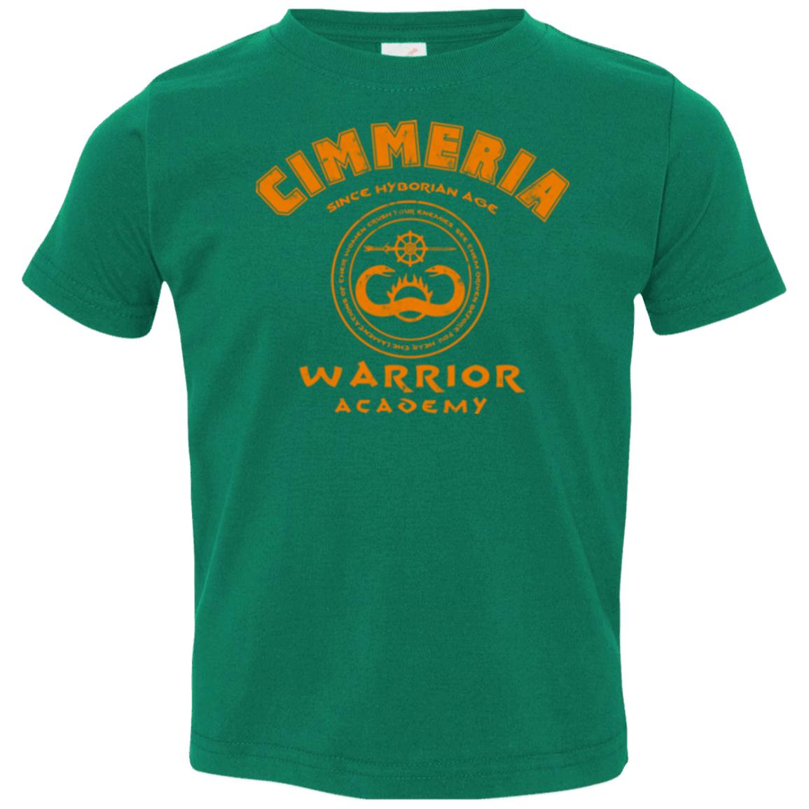 T-Shirts Kelly / 2T Cimmeria Warrior Academy Toddler Premium T-Shirt