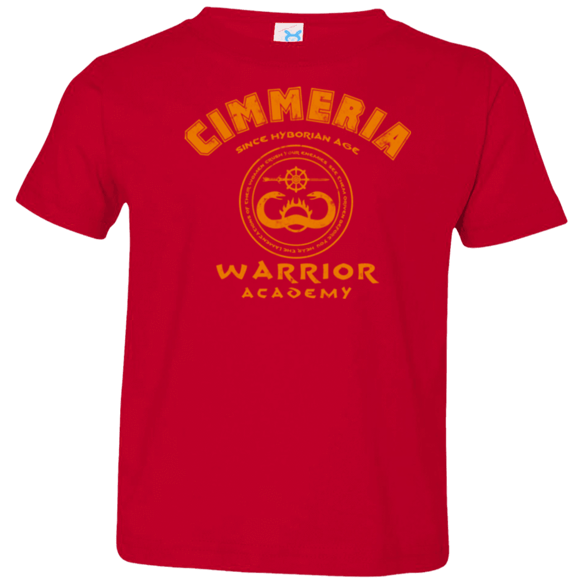 T-Shirts Red / 2T Cimmeria Warrior Academy Toddler Premium T-Shirt