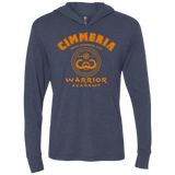 T-Shirts Vintage Navy / X-Small Cimmeria Warrior Academy Triblend Long Sleeve Hoodie Tee