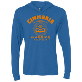 T-Shirts Vintage Royal / X-Small Cimmeria Warrior Academy Triblend Long Sleeve Hoodie Tee